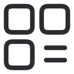 Element Equal SVG Icon